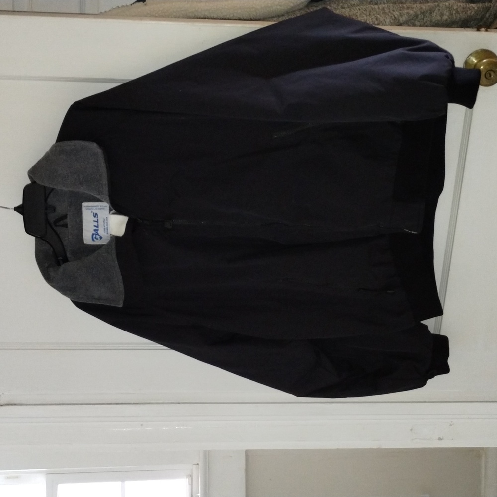 GALLS Means Jacket Black Nylon Exterior  Fleece Lining